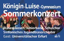 Sommerkonzert - Königin-Luise-Gymnasium Sommerkonzert - Königin-Luise-Gymnasium